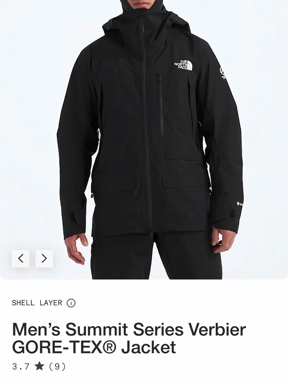 The North Face Olive Green and Blue Ski Jacket with Hood